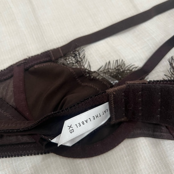 Kat the Label ‘Sorrento’ underwire bralette in espresso - Picture 5 of 5